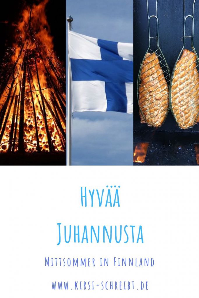 Pin für Pinterest über Mittsommer Traditionen in Finnland. Pin it