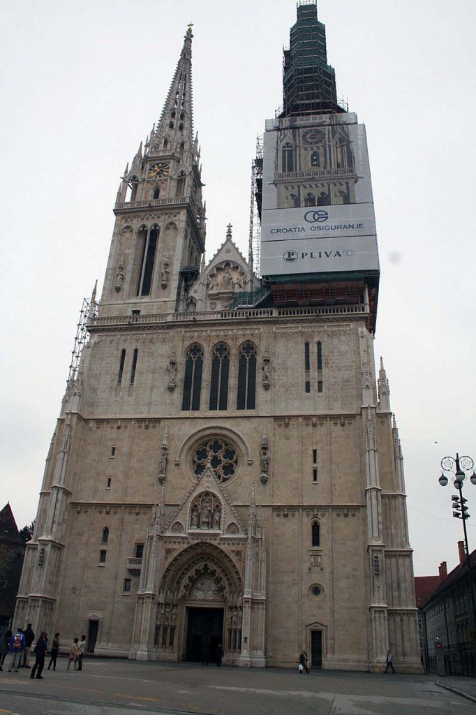 Der Stephansdom die Kathedrale in Zagreb