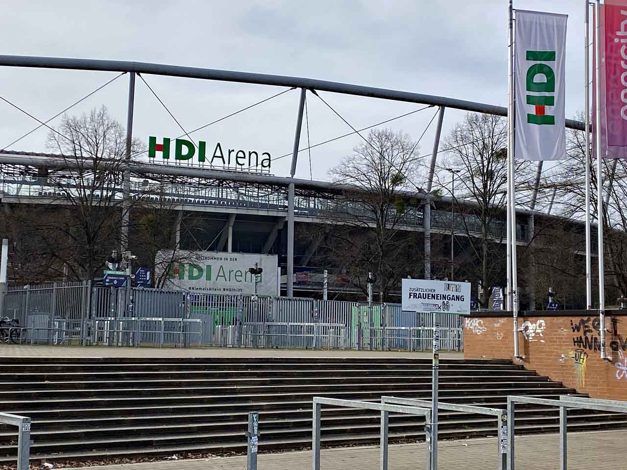 Niedersachsenstadion heute HDI Arena