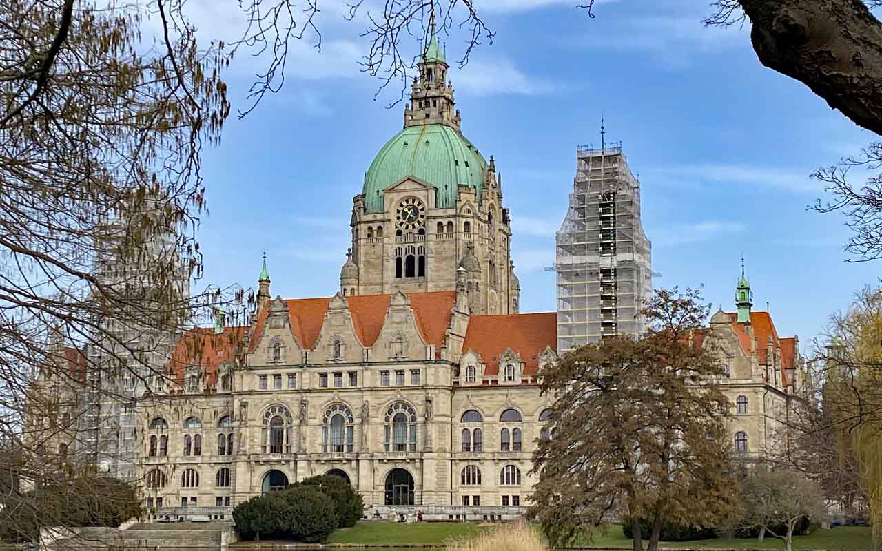 Das neue Rathaus in Hannover
