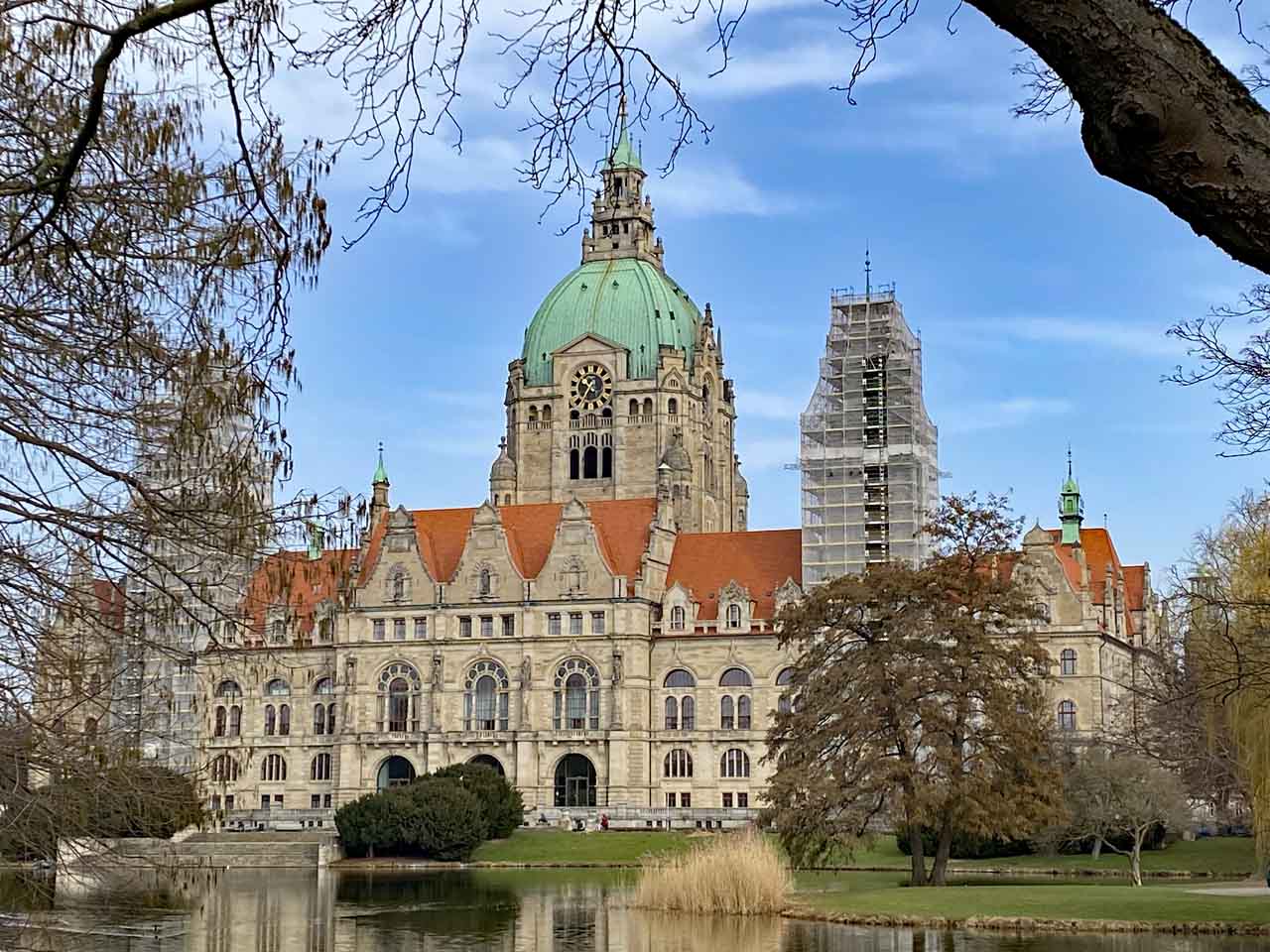 Das neue Rathaus in Hannover