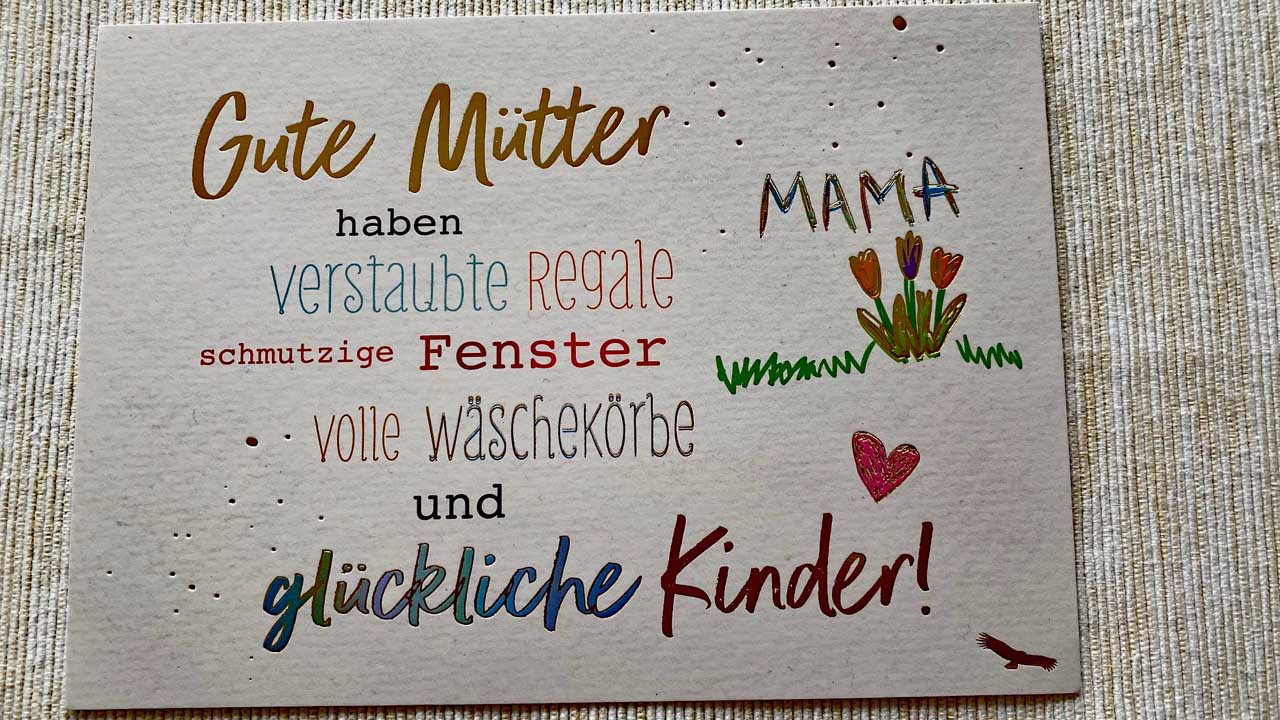 Postkarte Muttertag