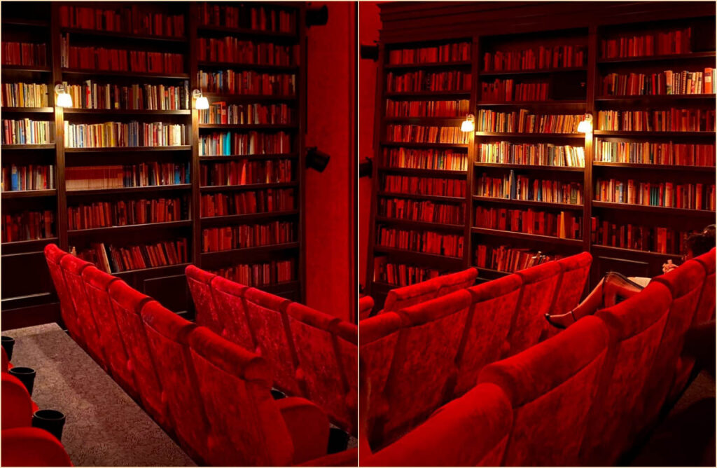Kinosaal Astor mit Büchern