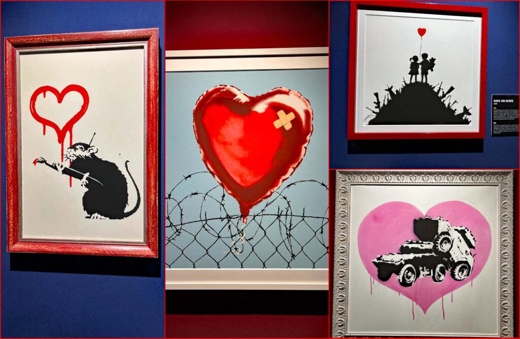 Hearts Collage Kunstwerke