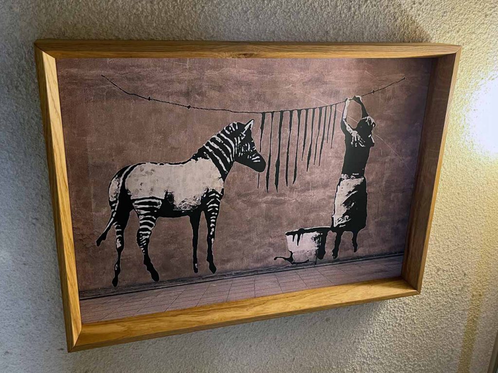 Zebra von Banksy