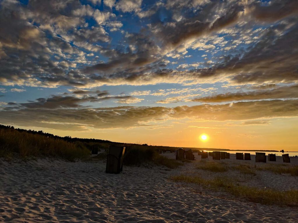 Sonnenuntergang am Strand