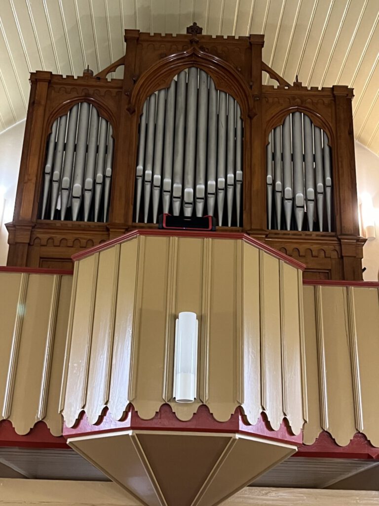 Kleinste Holzkirche Orgel