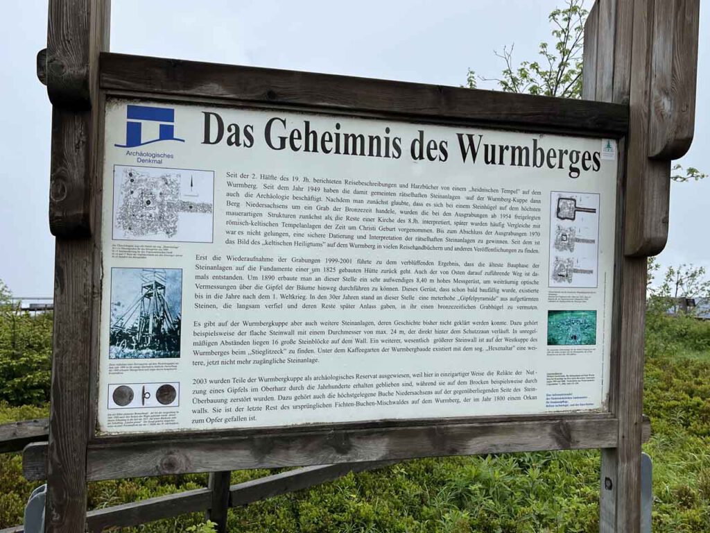 Wurmberg Hinweistafel