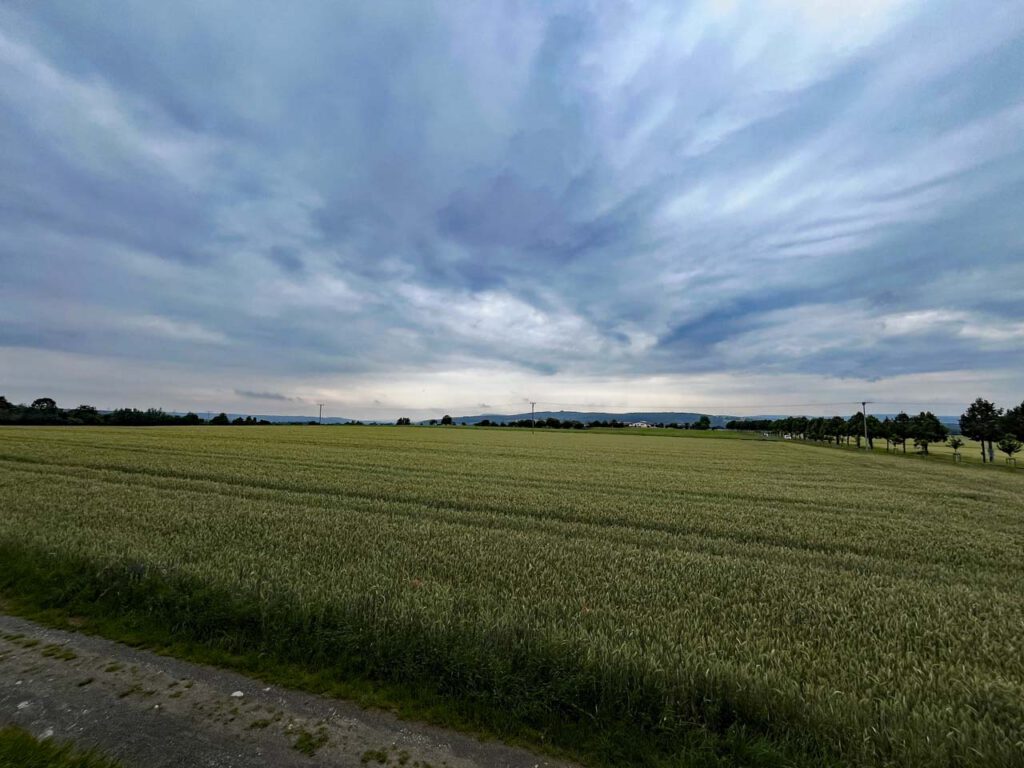 Blick über die Felder