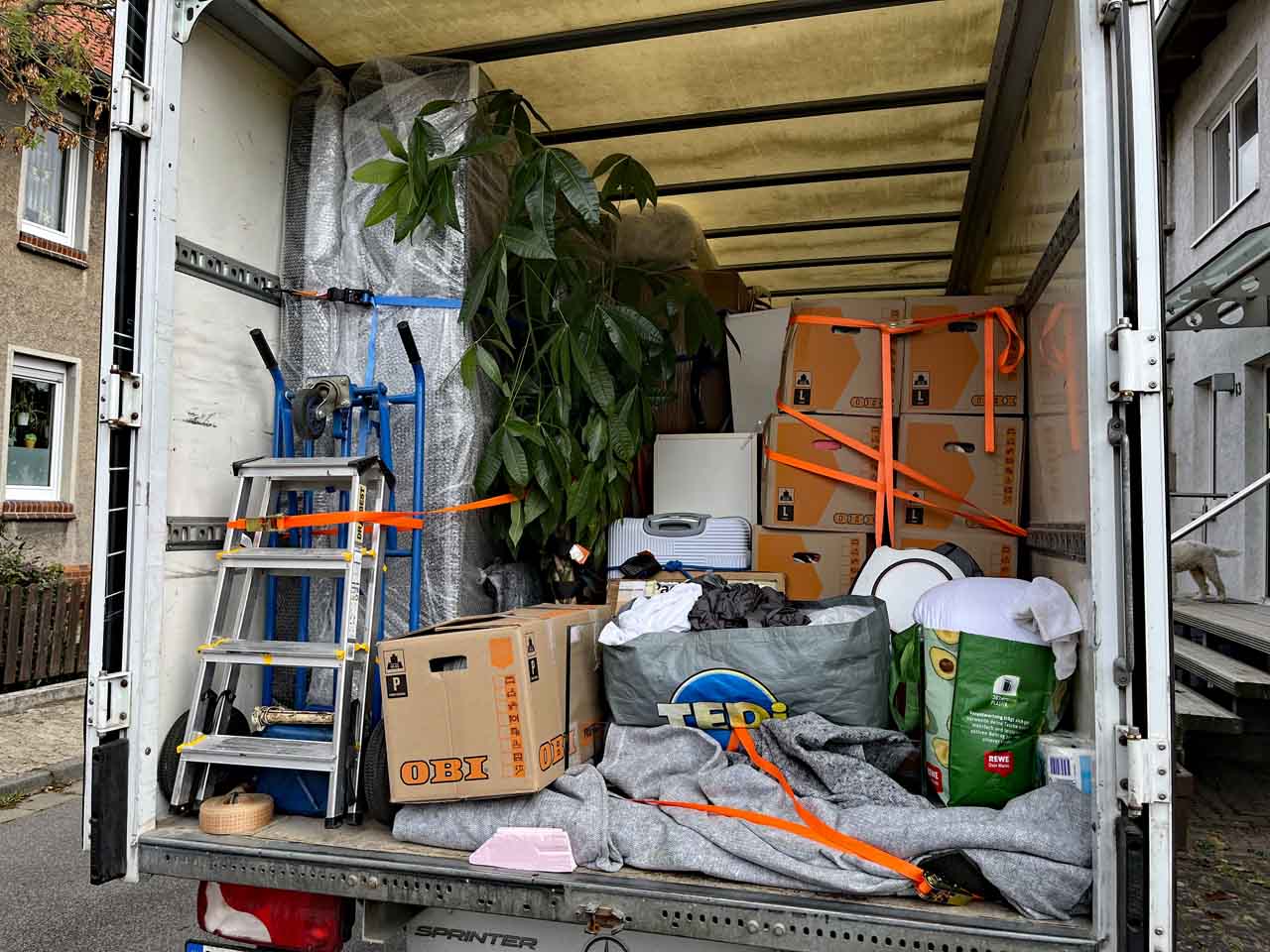 Sag beim Abschied ... Umzugswagen