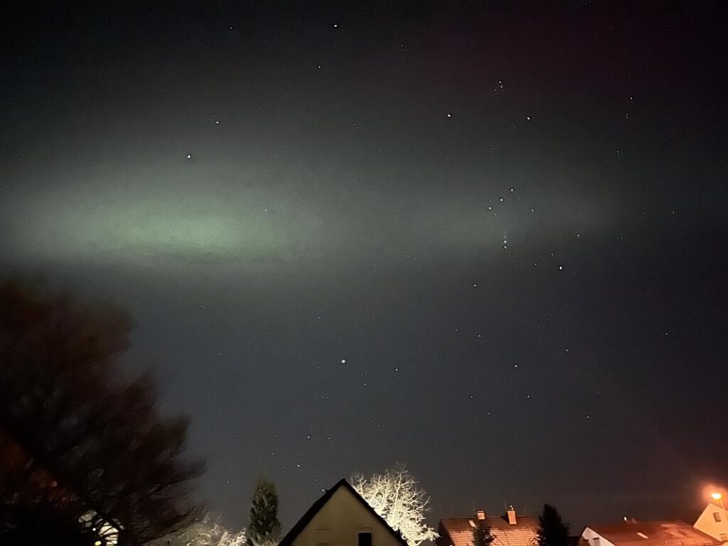 Nordlicht Polarlicht über Ahrbergen