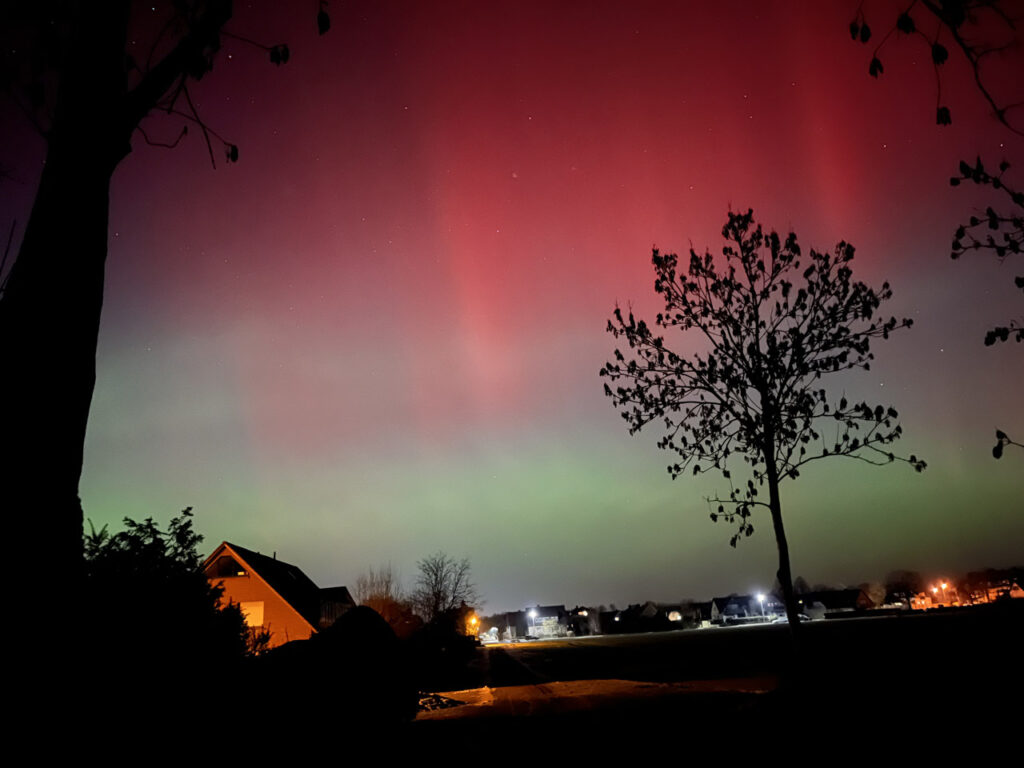 Polarlichter über Ahrbergen