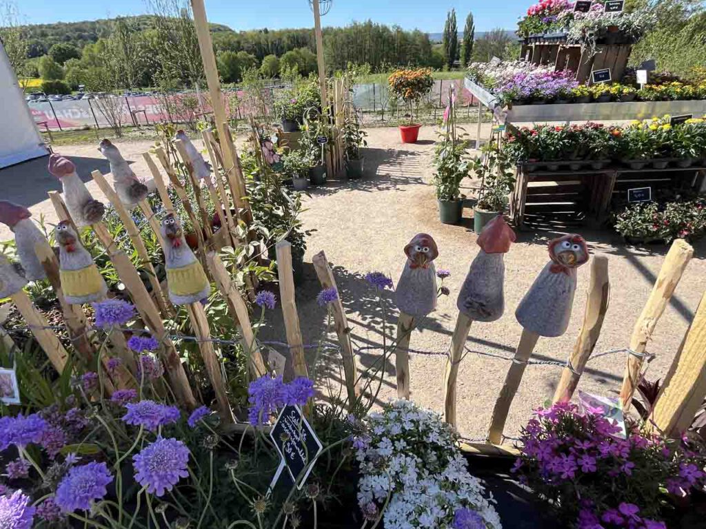 Gartendeko Laden auf der Laga