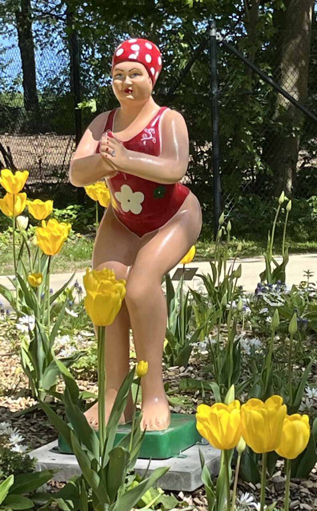 Skulptur die Badende auf der Laga